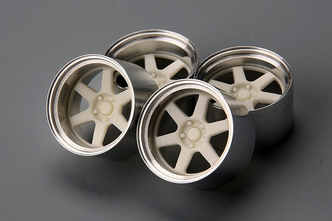 Hobby Design HD03-0525 1/24 18-inch RAYS TE37V Wheels for JDM Series (Resin + Metal Wheels)
