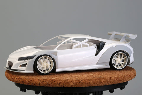 Hobby Design HD03-0527 1/24 LB-Works Honda NSX Wide Body Kit (for Tamiya NSX 24334) (Resin + Metal Wheels + Photo-etched Parts + Decals + Metal Parts)