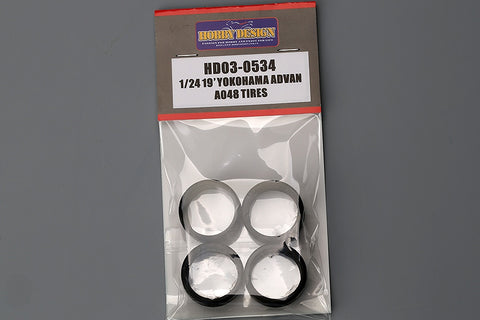 Hobby Design HD03-0534 1/24 19-inch Yokohama Advan A048 tires