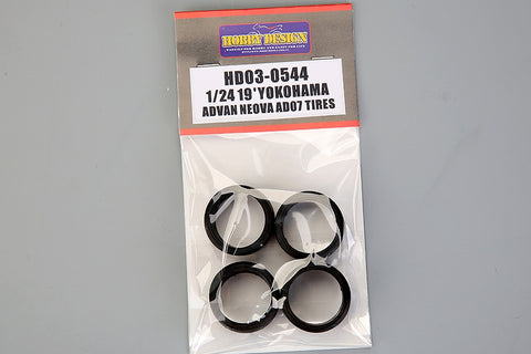 Hobby Design HD03-0544 1/24 19-inch Yokohama Advan Neova AD07 Tire