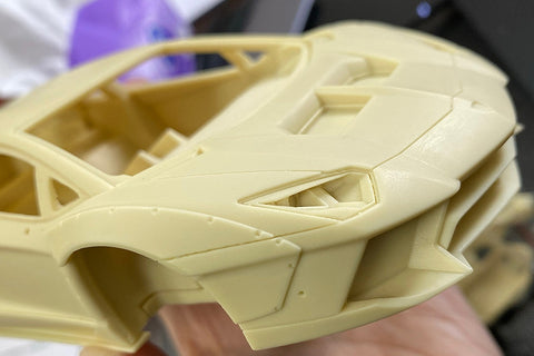 Hobby Design HD03-0550 1/24 LB-Works Aventador 2.0 Full Detail Kit (Resin + Photo-etched parts + Decals + Metal wheels + Metal parts + Metal logo)