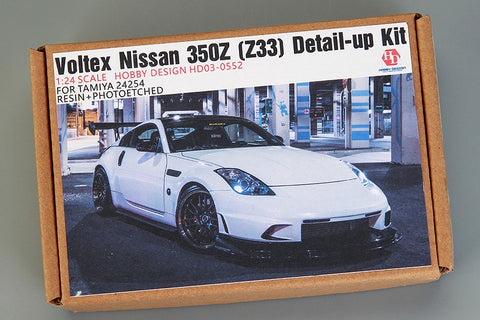 Hobby Design HD03-0552 1/24 Voltex Nissan 350Z (Z33) Detail-Up Kit (for Tamiya 24254) (Resin + Photo-etched parts)