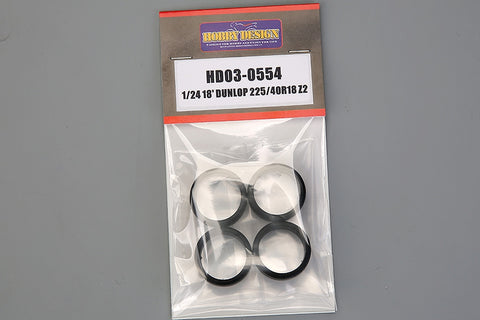Hobby Design HD03-0554 1/24 18-inch Dunlop 225/40R18 Z2