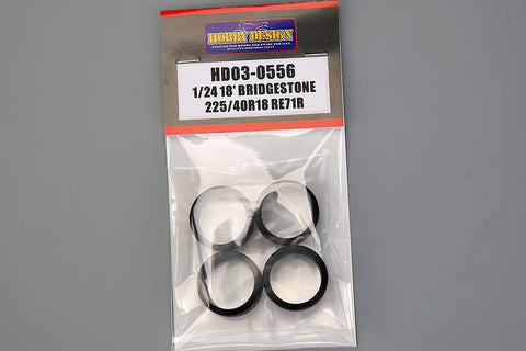 Hobby Design HD03-0556 1/24 18-inch Bridgestone 225/40R18 RE71R