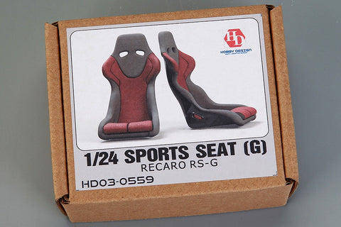Hobby Design HD03-0559 1/24 Sports Seat (G) Recaro RS-G (Resin + Decal + Photo-etched Parts)