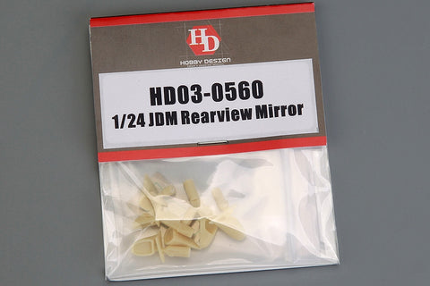 Hobby Design HD03-0560 1/24 JDM Rearview Mirror (Resin + Photo-etched Parts)