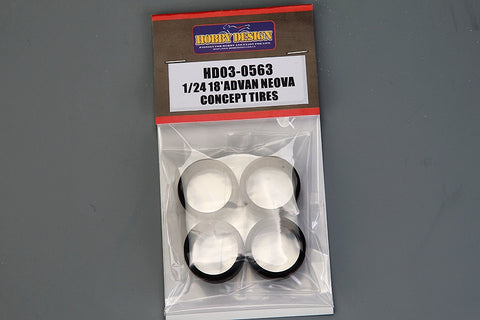 Hobby Design HD03-0563 1/24 18-inch Advan Neova Concept Tire