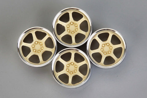 Hobby Design HD03-0566 1/24 17-inch ADVAN RG-D2 Wheels (Resin + Metal Wheels)