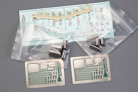 Hobby Design HD03-0578 1/24 Fire Extinguisher & Safety System (Metal parts + Photo-etched parts + Decals + Resin parts)