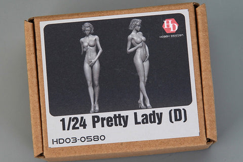 Hobby Design HD03-0580 1/24 Pretty Lady (D) (Resin + Photo-etched parts)