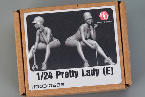 Hobby Design HD03-0582 1/24 Pretty Lady (E) (Resin + Photo-etched parts)