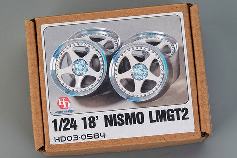Hobby Design HD03-0584 1/24 18-inch NISMO LMGT2 Wheels (Resin + Metal Wheels + Decals)