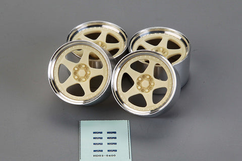Hobby Design HD03-0584 1/24 18-inch NISMO LMGT2 Wheels (Resin + Metal Wheels + Decals)