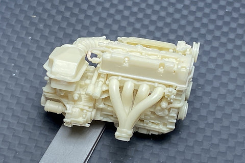 Hobby Design HD03-0586 1/24 Honda K20A Engine Detail Set (Resin + Photo-etched parts + Decals + Metal logos + Metal parts)
