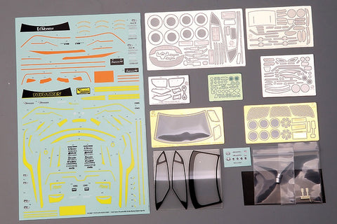 Hobby Design HD03-0591 1/24 Vairs Supreme GR Supra (A90) Transkit (Resin + Photo-etched parts + Decals + Metal parts + Metal wheels + Metal logo)