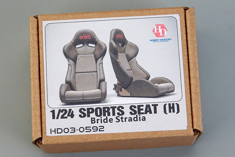 Hobby Design HD03-0592 1/24 Sports Seat (H) BRIDE Stradia (Resin + Decal + Photo-etched parts)
