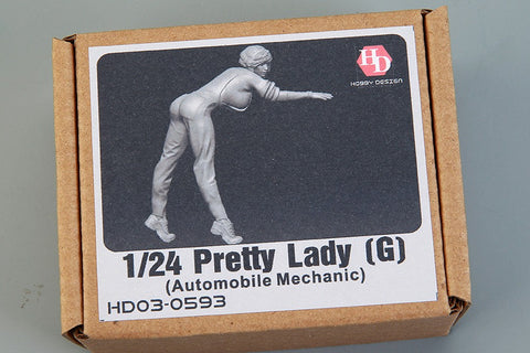 Hobby Design HD03-0593 1/24 Pretty Lady (G) (Automobile Mechanic)