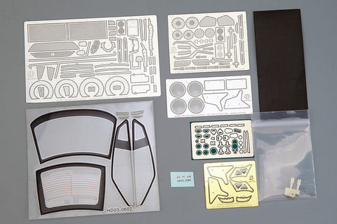 Hobby Design HD03-0602 1/24 Nissan GT-R R35 Top Secret Transkit (Resin + Photo-etched parts + Decals + Metal parts + Metal logo)