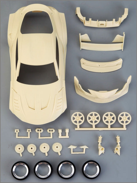 Hobby Design HD03-0604 1/24 LB-Works Supra (A90) (Ver. A) Transkit (Resin + Photo-etched parts + Decals + Metal parts + Metal logo)