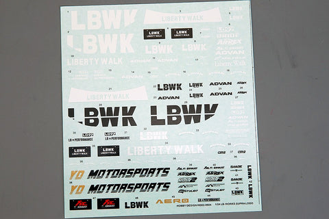 Hobby Design HD03-0604 1/24 LB-Works Supra (A90) (Ver. A) Transkit (Resin + Photo-etched parts + Decals + Metal parts + Metal logo)