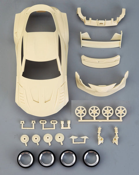Hobby Design HD03-0609 1/24 LB-Works Supra (A90) (Ver.C) Transkit (Resin + Photo-etched parts + Decals + Metal parts + Metal logo)