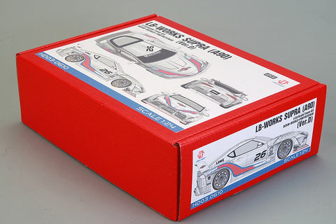 Hobby Design HD03-0610 1/24 LB-Works Supra (A90) (Ver.D) Transkit (Resin + Photo-etched parts + Decals + Metal parts + Metal logo)