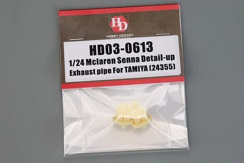Hobby Design HD03-0613 1/24 McLaren Senna Detail-Up Parts: Exhaust Pipes (for Tamiya) 24355
