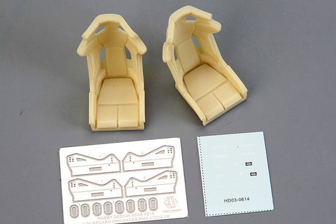 Hobby Design HD03-0614 1/24 RECARO Pro Racer RMS 2700G VR Seat (Resin + Decals + Photo-etched Parts)