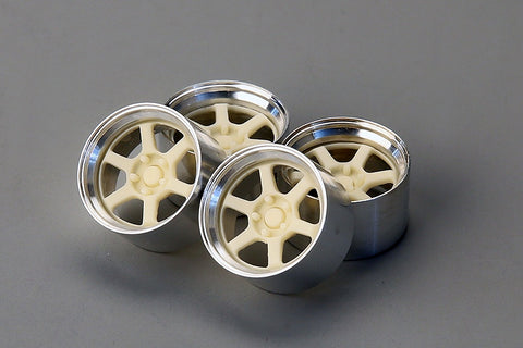 Hobby Design HD03-0617 1/24 16-inch RAYS TE37-V Wheels (for Tamiya) 240Z (Resin + Metal Wheels + Decals)