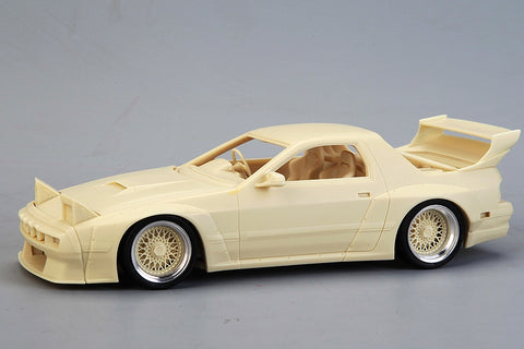 Hobby Design HD03-0620 1/24 Rocket Bunny Mazda RX-7 (FC3S) Full Detail Kit (Resin + Photo-etched parts + Decals + Metal wheels + Metal parts + Metal logo)