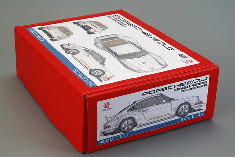 Hobby Design HD03-0623 1/24 Porsche 911 DLS Full Detail Kit (Resin + Photo-etched parts + Decals + Metal parts + Metal logo)