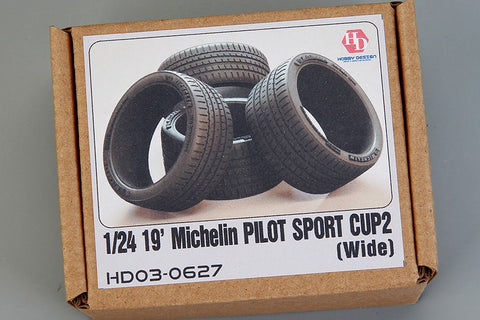 Hobby Design HD03-0627 1/24 19-inch Michelin Pilot Sport Cup 2 Tire (Wide)