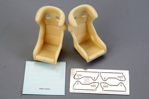 Hobby Design HD03-0630 1/24 RECARO Pro Racer SPG Seat (Resin + Decals + Photo-etched Parts)