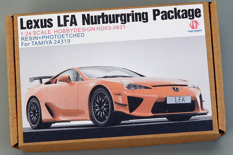 Hobby Design HD03-0631 1/24 Lexus LFA Nürburgring Package (for Tamiya 24319) (Resin + Decals + Photo-etched parts)