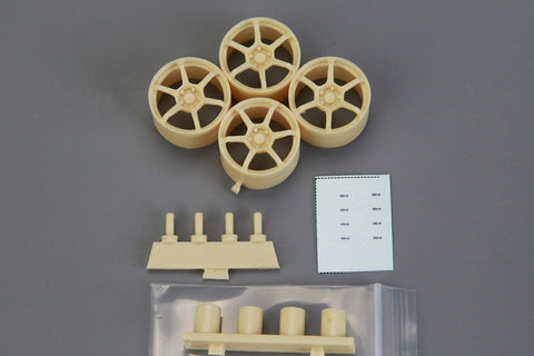 Hobby Design HD03-0634 1/24 17-inch Advan RG4 Wheels (Resin + Decals)
