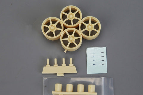 Hobby Design HD03-0634 1/24 17-inch Advan RG4 Wheels (Resin + Decals)