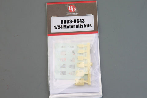 Hobby Design HD03-0643 1/24 Motor Oil Kit (Resin + Decals)