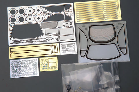 Hobby Design HD03-0644 1/24 Ridox Supra JZA80 Full Detail Kit (Resin + Photo-etched parts + Decals + Metal parts)