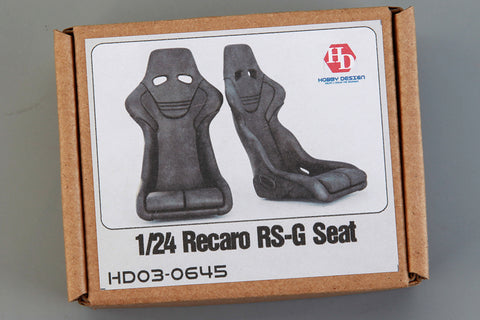 Hobby Design HD03-0645 1/24 RECARO RS-G Seat (Resin + Decals + Photo-etched parts)