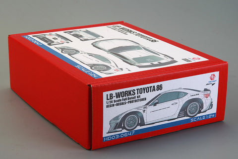 Hobby Design HD03-0647 1/24 LB-Works Toyota 86 Full Detail Kit