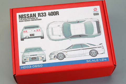 Hobby Design HD03-0650 1/24 Nissan R33 400R Full-Detail Kit