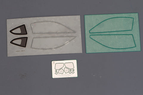 Hobby Design HD03-0655 1/24 Toyota GR86 Opening Door Detail-Up Parts (for Tamiya 24361) (Photo-etched parts + Resin + Windows)