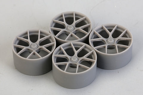Hobby Design HD03-0674 1/24 18" BBS F1-R Center-Lock Wheels (3D Printed) (Resin + Decals)