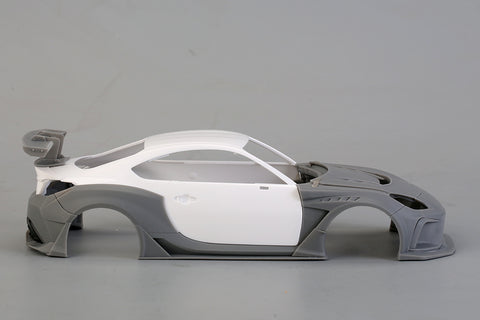 Hobby Design HD03-0676 1/24 VARIS GR86 Wide Body Detail-Up Parts for Tamiya (24361) (Resin + PE + Metal Parts + Decals)