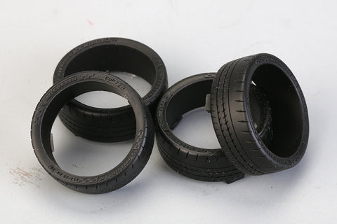 Hobby Design HD03-0677 1/24 20-inch Michelin Pilot Sport Cup 2 R tires (narrow)