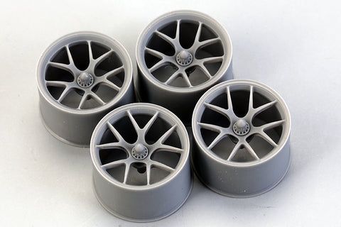 Hobby Design HD03-0679 1/24 18-inch BBS Wheels for Porsche 911 GT3 RSR (3D Printed) (Resin + Decals)