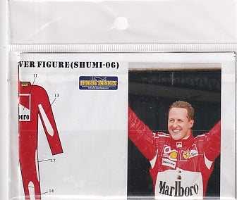 Hobby Design HD04-0032 1/12 Racing Driver Figure Decals (SHUMI-2006)