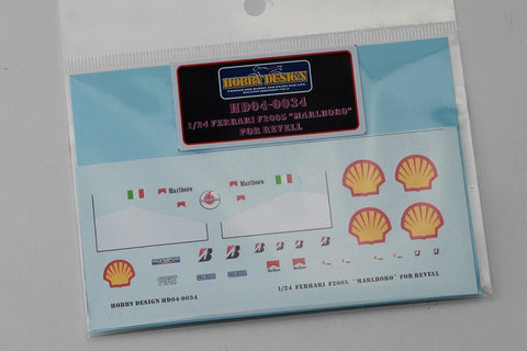 Hobby Design HD04-0034 1/24 Ferrari F2005 "Marlboro" Decals (for Revell)