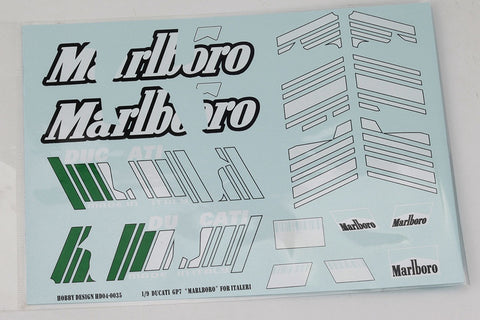 Hobby Design HD04-0035 1/9 Ducati GP7 "Marlboro" Decals (for Italeri)