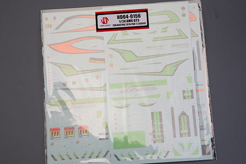 Hobby Design HD04-0156 1/24 AMG GT3 EVA Racing 2016 Decals (for Tamiya 24345)